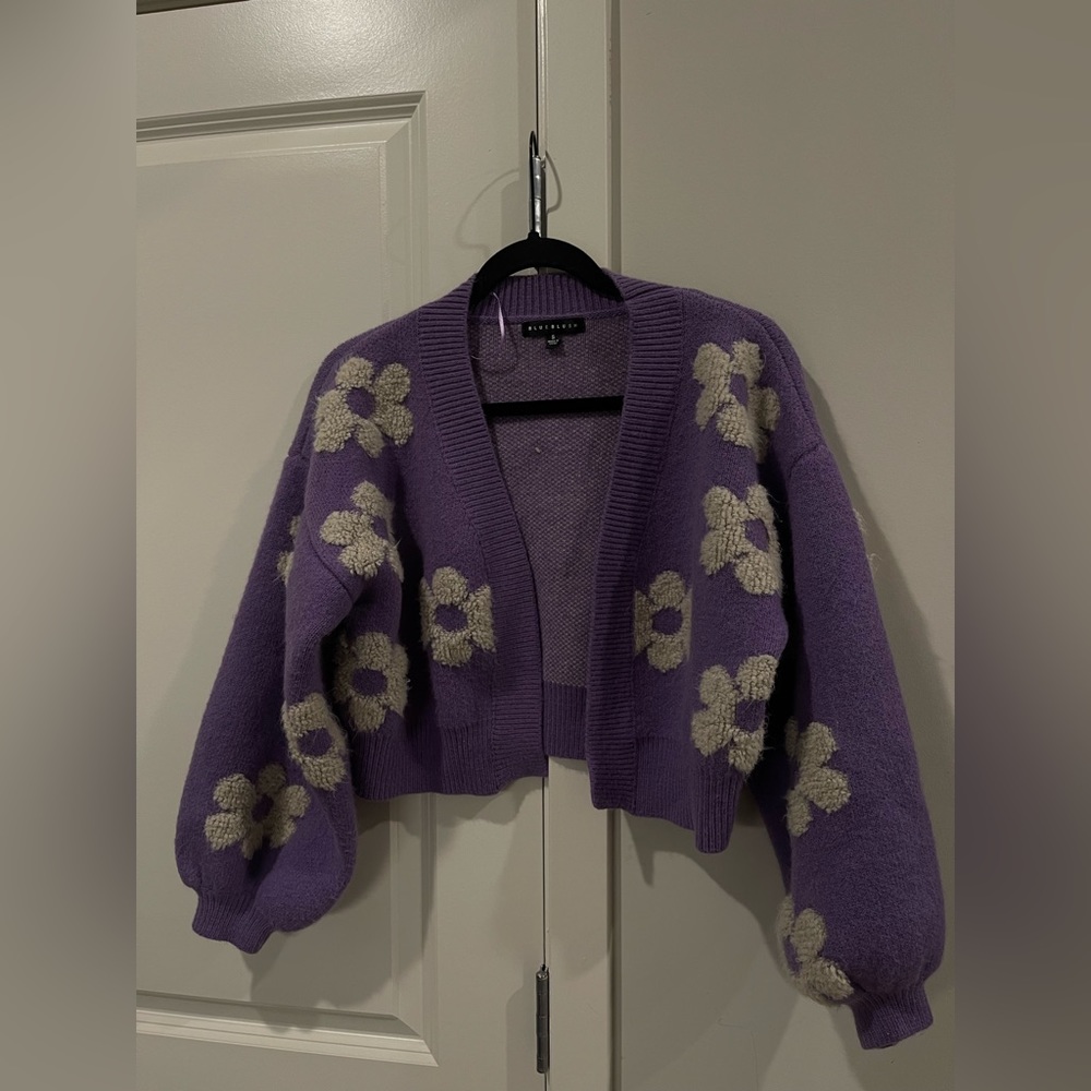 Purple cardigan size small